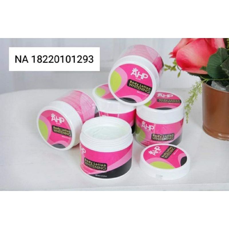 AHP BODY LOTION WHITENING (BISA COD) Pemutih badan bpom ahpglow aman bumil busui hb dosting pemutih 