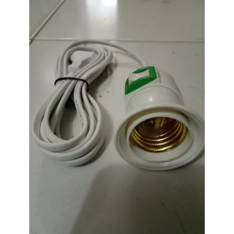 FITTING COLOK+ KABEL 3M FITTING LAMPU/ FITTING MURAH/ ON OFF/ SAKLAR