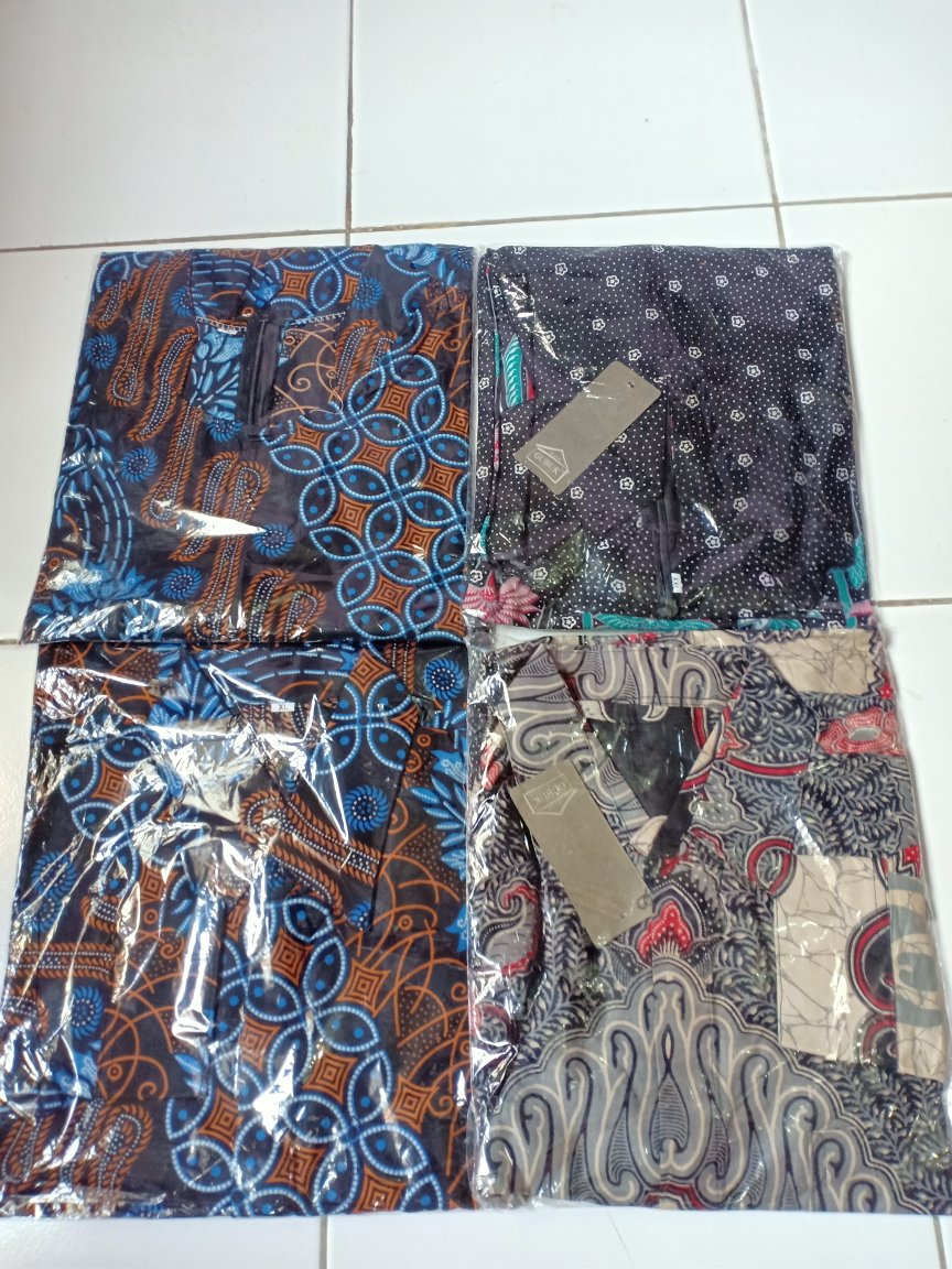 Atasan Batik Dolby Dolbi Dobby Doby Tenun Sutra Tulis Halus Katun Atbm Baron ,sarombit Atasan