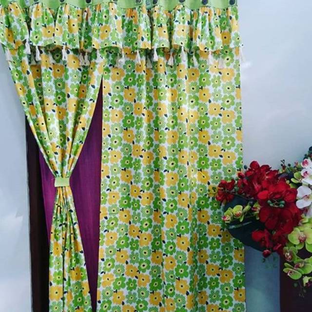 Gorden rumbai ukuran 150 x 200cm