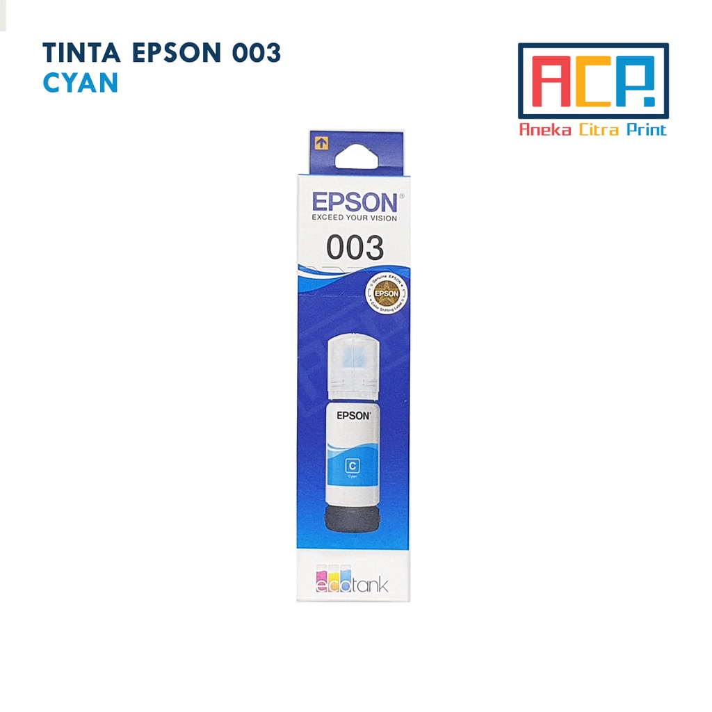 Tinta Epson 003 Original Black / Cyan / Magenta / Yellow - Epson L3110 L3150 L5190 L6190