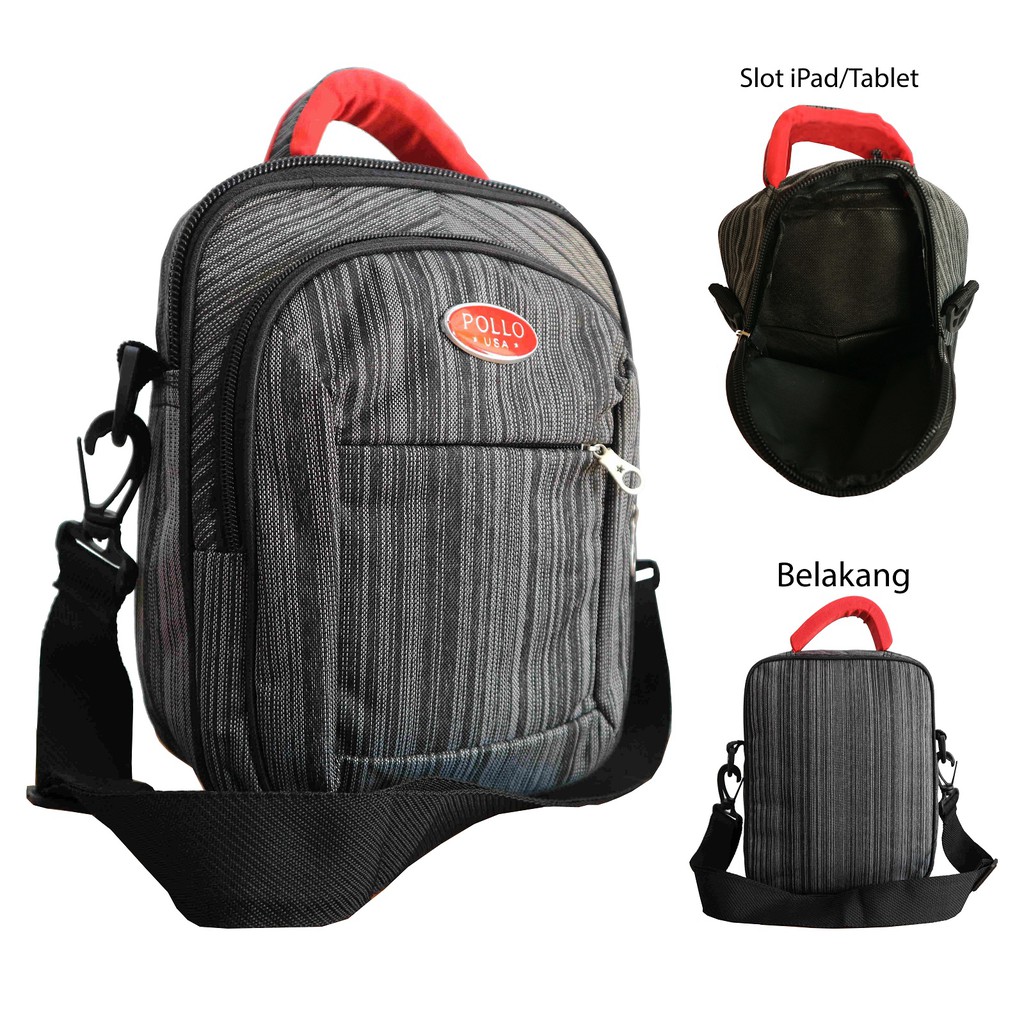 BELI 1 GRATIS 1 - BACKPACK LOCKO RANSEL LAPTOP BONUS SLINGBAG GADGET TAS TABLET IPAD