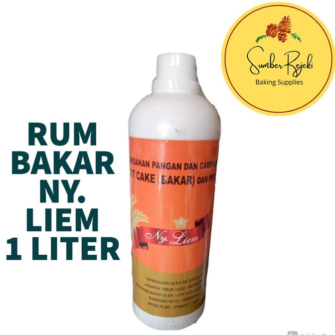 

Rum Bakar / Rhum Bakar / Perisa Fruit Cake Ny. Liem 1 Kg atau 1 Liter ---NEW---