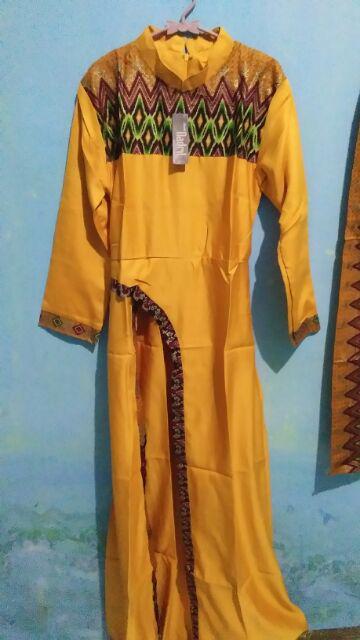 Batik Edo - Batik Couple Ayunda Zavira Zafira Long Blus Setelan Batik