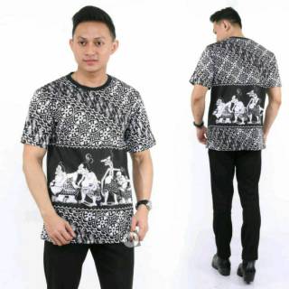  KAOS  BATIK  LENGAN PENDEK TERBARU Shopee  Indonesia