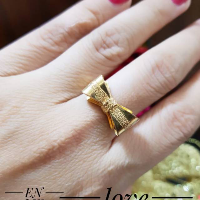 Xuping cincin lapis emas 24k 1101j