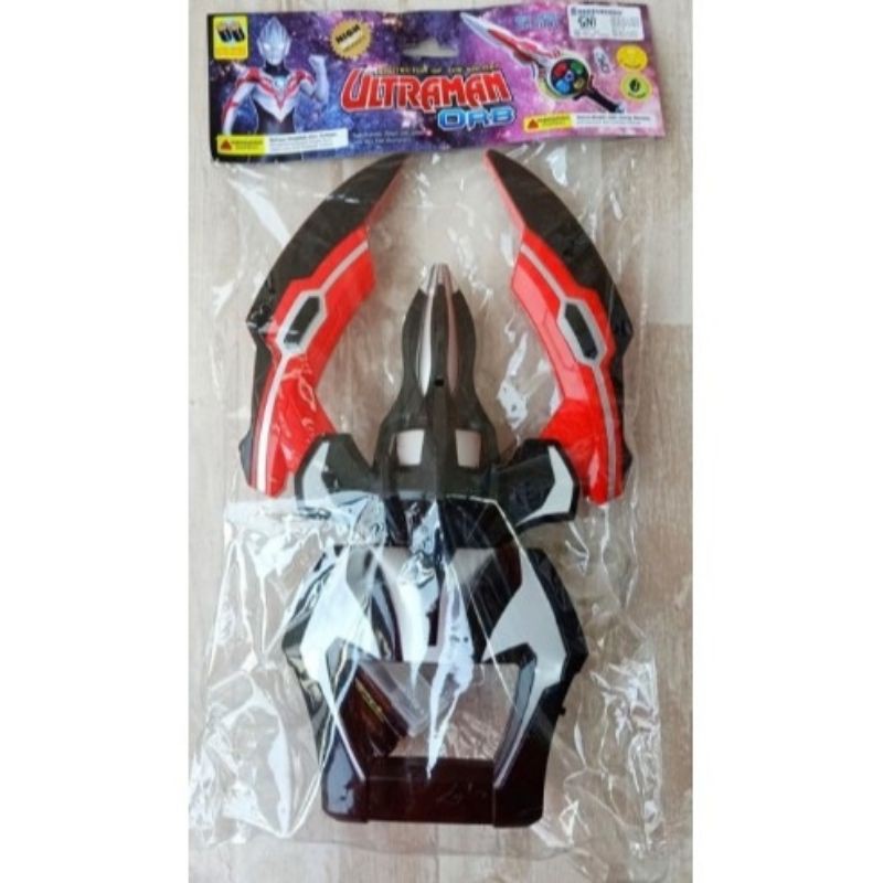 MAINAN PEDANG ORB ULTRAMAN  RING ORB CAKAR GEED SUARA LAMPU+BATRE/MAINAN ANAK