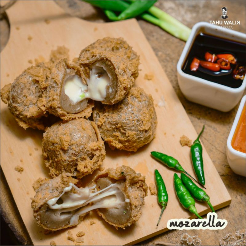 

Tahu Walik daging mozarella