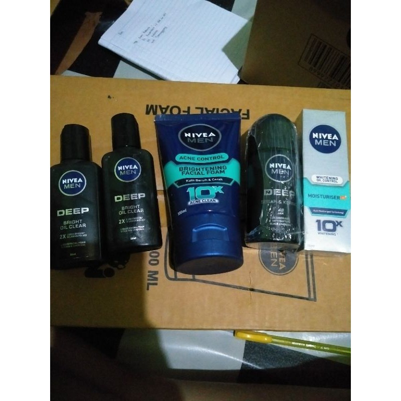 paket nivea men acne
