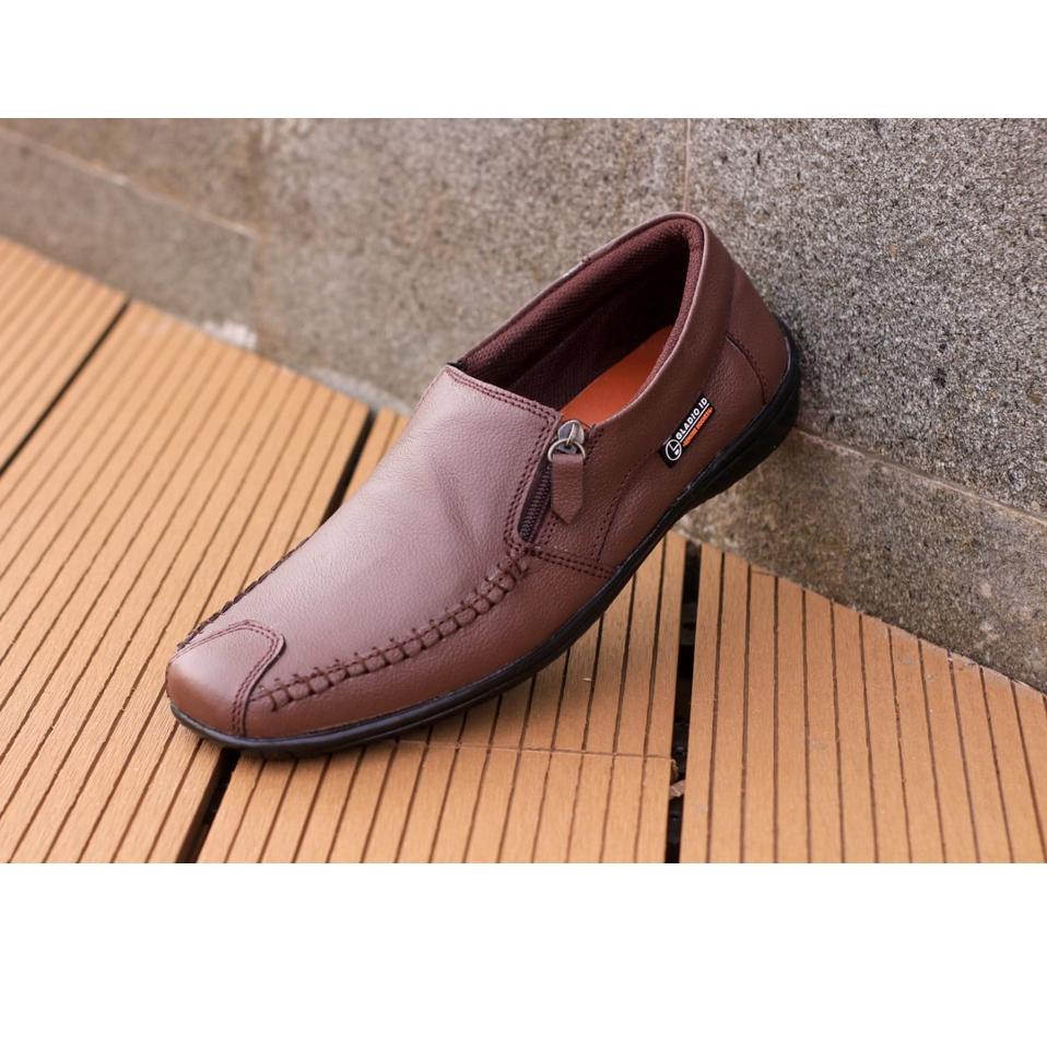 Paling Diminati Sepatu Kulit Pria Kerja Kasual Kantor Dewasa Laki Laki Remaja Warna Hitam Coklat Lam