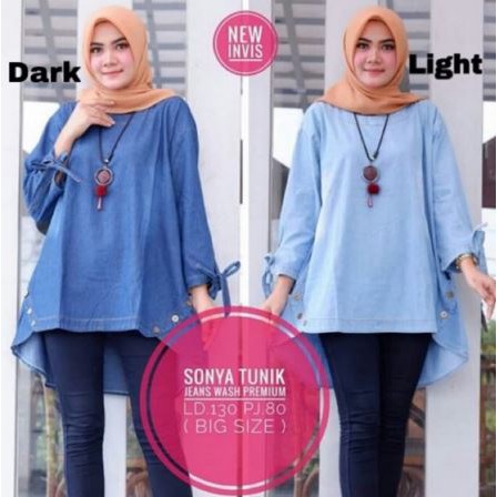 EmkaJeans Sonya Tunik Jumbo Jeans Wash LD 130