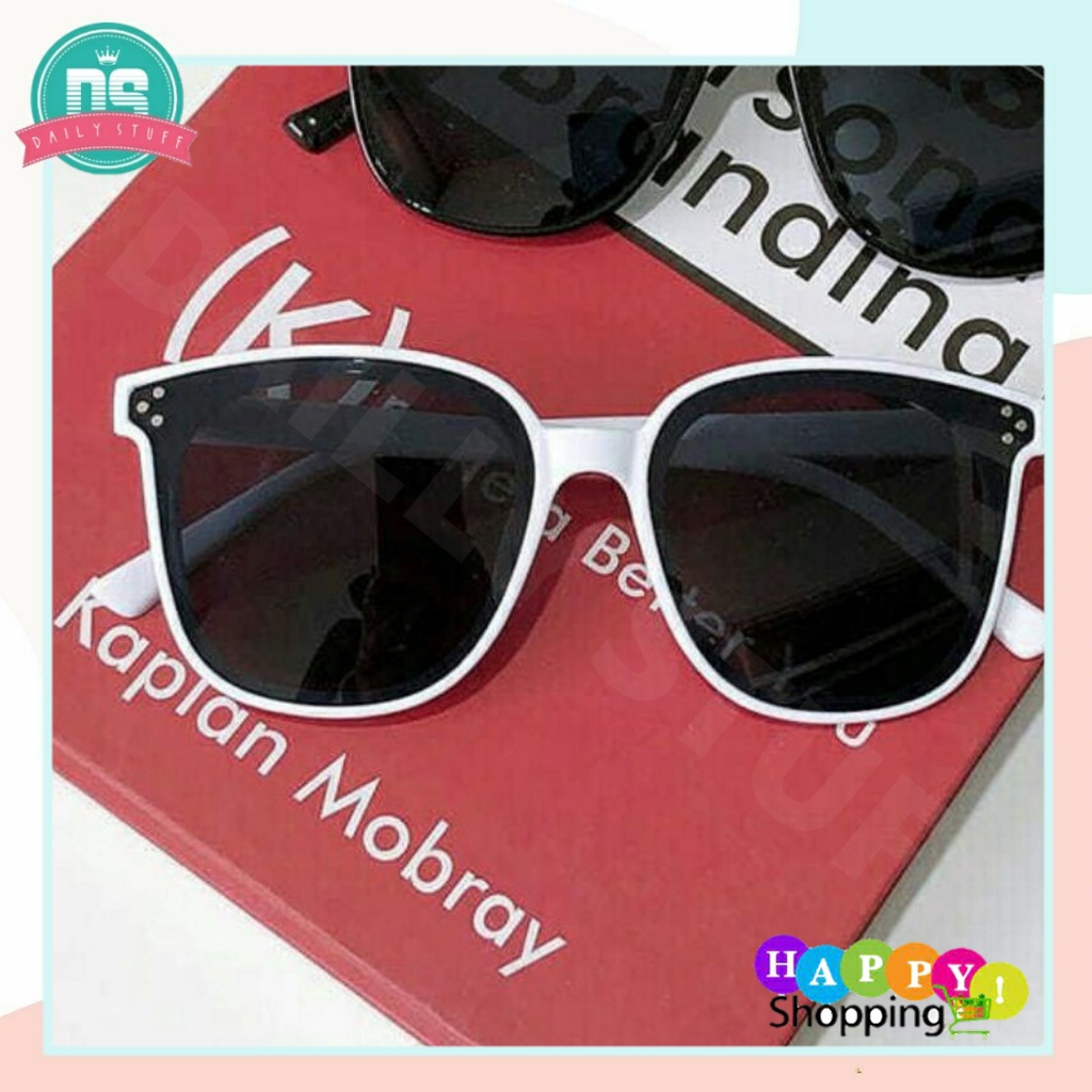 DS KC07 KACAMATA WANITA STYLE KOREA FRAME PUTIH SUNGLASSES KACAMATA HITAM WANITA MURAH