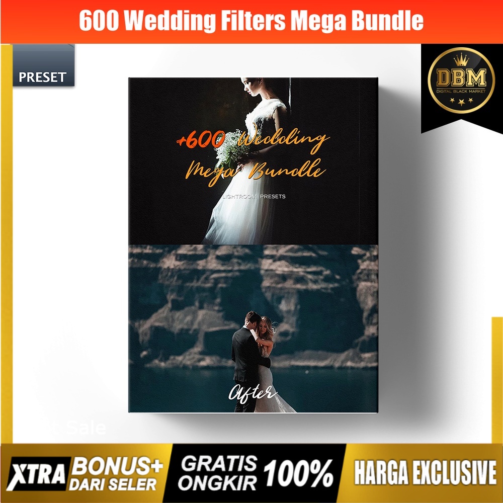 600 Wedding Filters Mega Bundle - Lightroom Presets