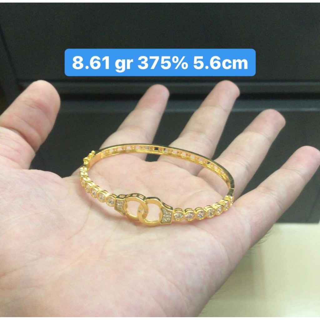 Gelang wanita emas asli kadar 375 fashion