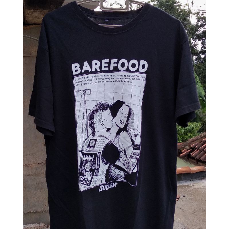 Tshirt Kaos BAREFOOD x AMENKCOY - Sullen