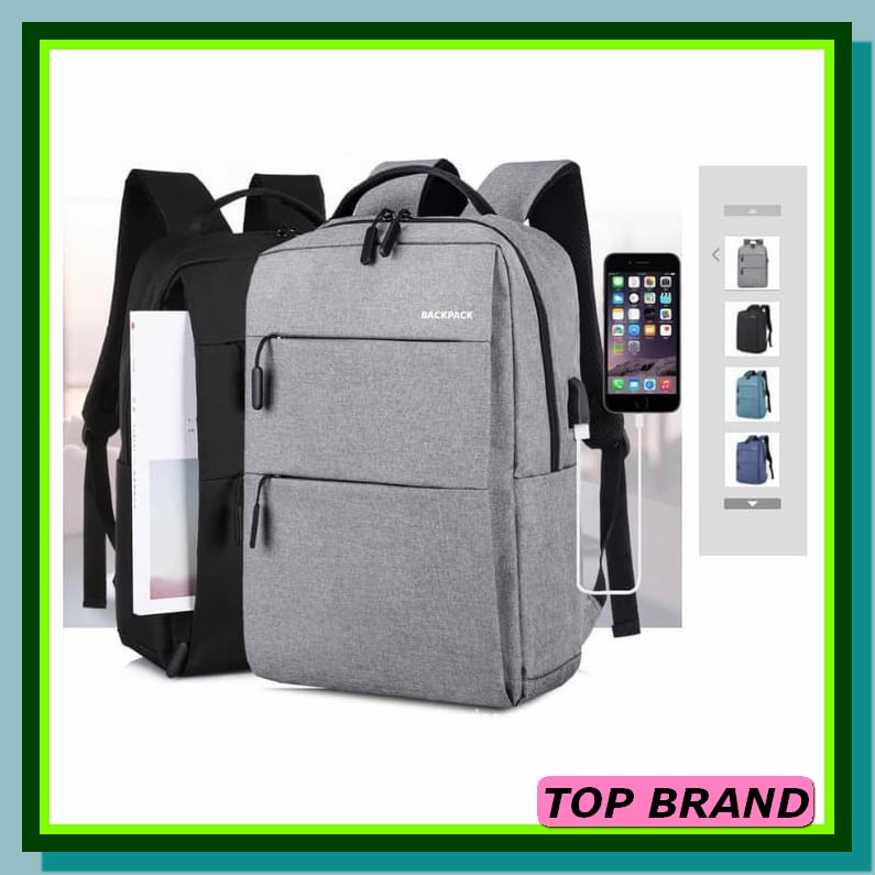 Risce Tas Ransel Kulit Import Wanita Cewek Perempuan Jakarta Bata EE287 Tas / Tas Backpack/Tas Usb /