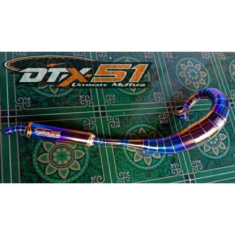 Knalpot Rx king model udang Lobster ungu gold Original Dtx-51 Ultimate Muffler