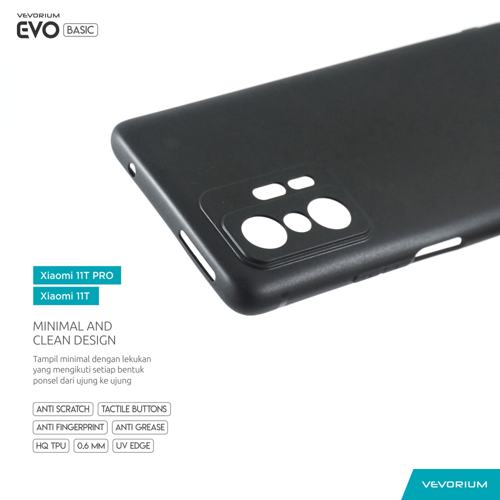 VEVORIUM EVO BASIC Xiaomi 11T PRO 11T 5G Soft Case