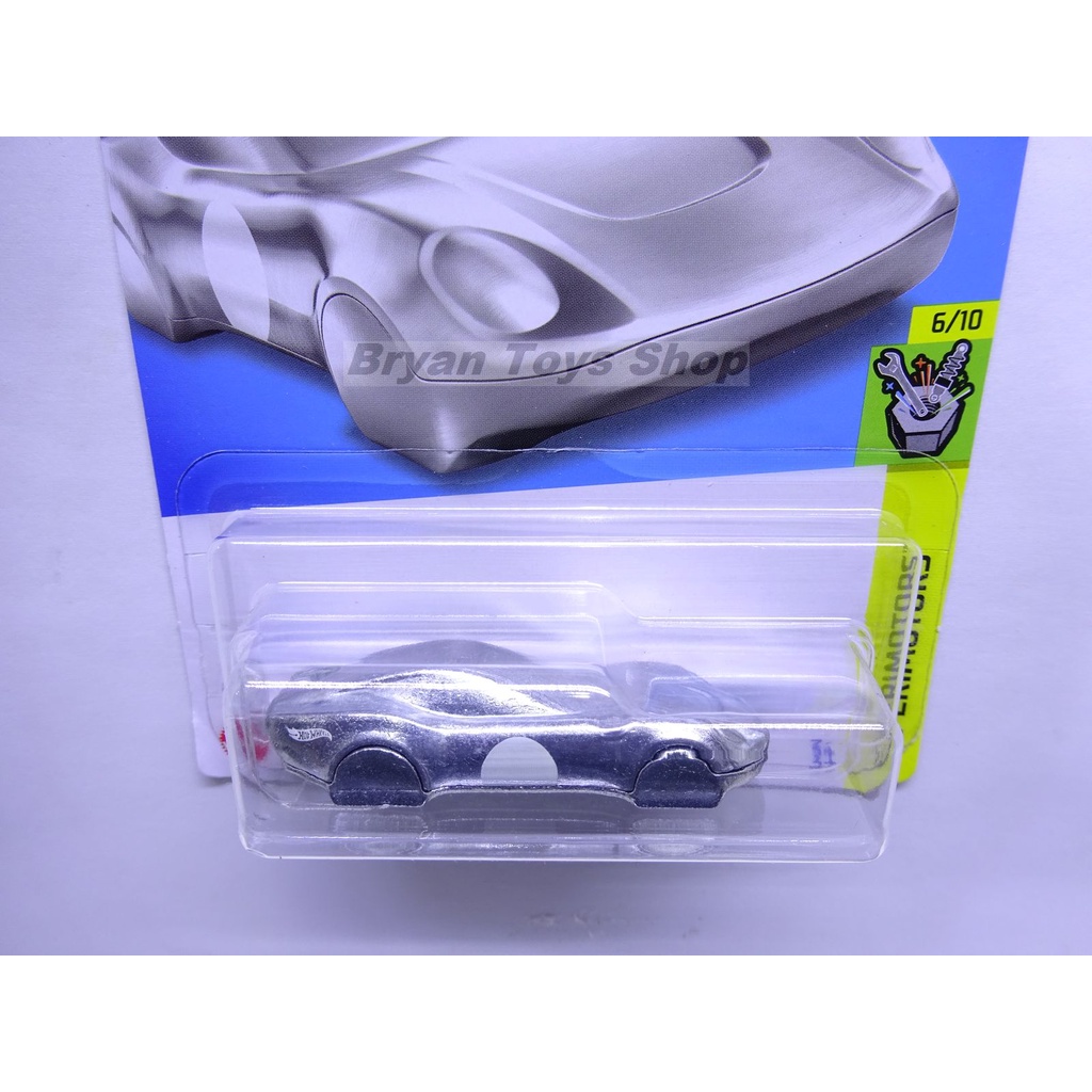 Hot Wheels Coupe Clip Silver - Gantungan Kunci