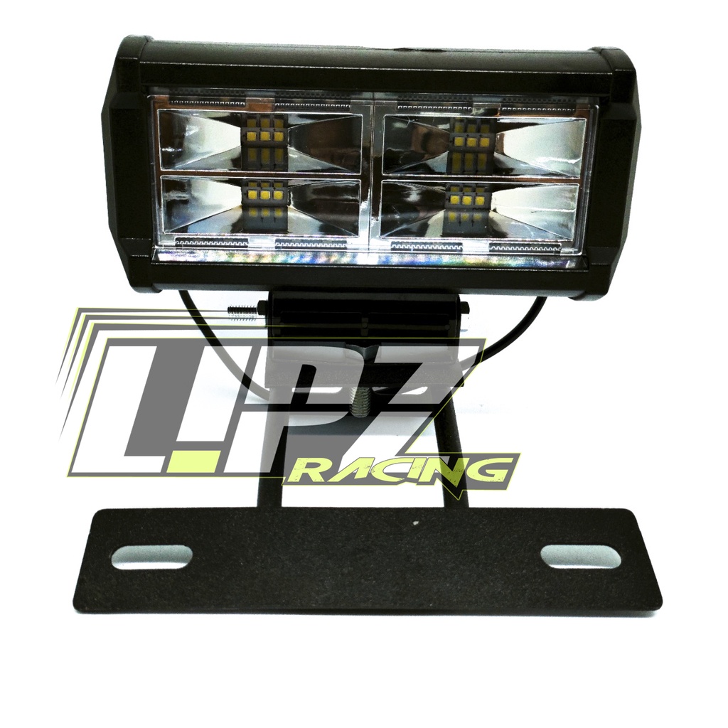 PAKET LAMPU RX-KING LAMPU LED MODEL 5505 + DUDUKAN BRACKET BISA UNTUK LAMPU &amp; NOPOL