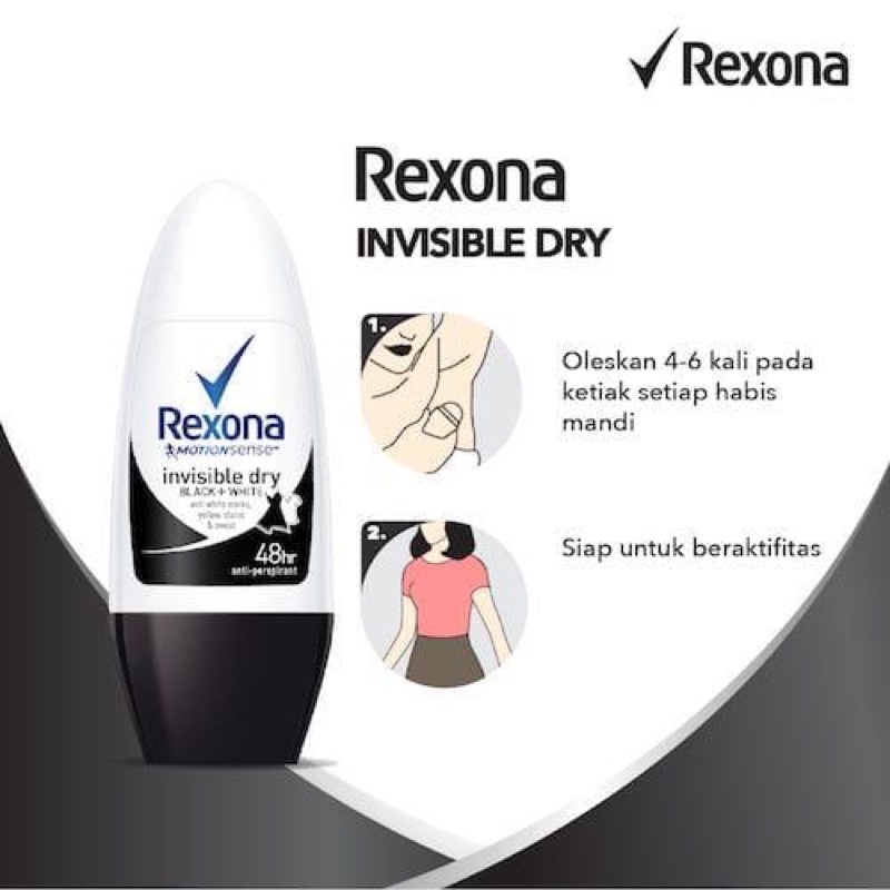 Rexona Roll On 45 ml Rexona Roll On Penghilang bau badan