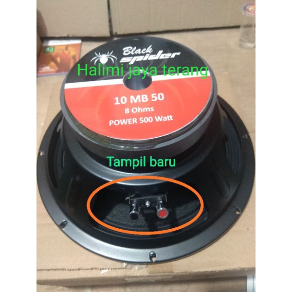 Speaker blackspider 10 inch Speaker Midrange speaker ARRAY 1050 Atau 10 mb 50 bukan enigma