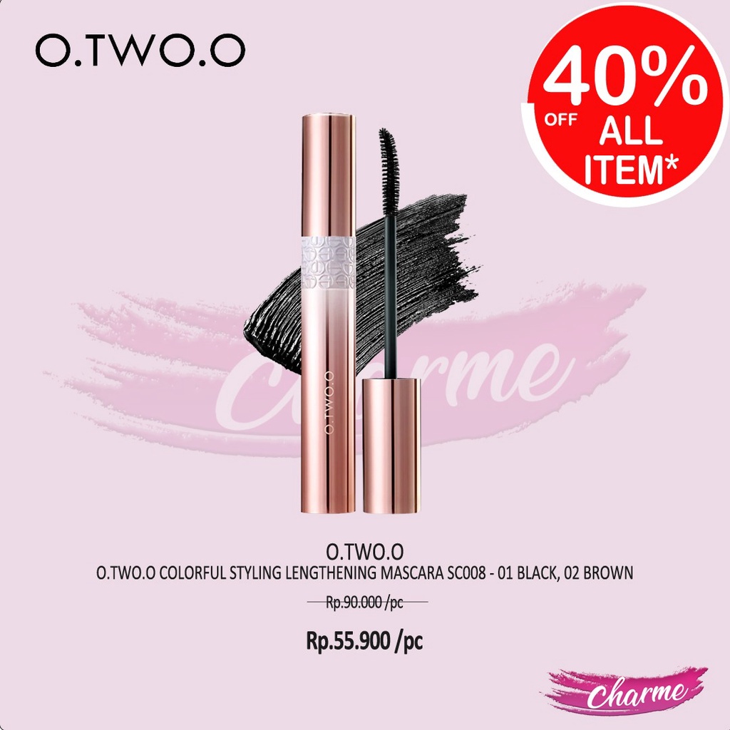 (READY &amp; ORI) O.TWO.O Otwoo Colorful Styling Lengthening Mascara SC008