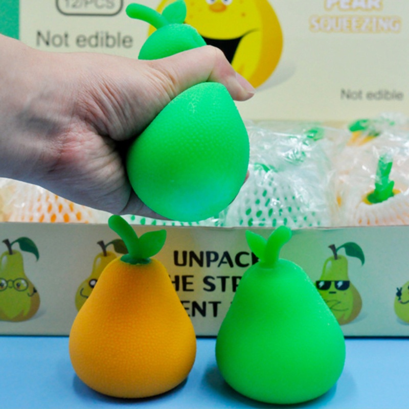 Mary 4Inch Squeeze Mainan Simulasi Buah Properti Fotografi Interaktif Pereda Tekanan Mainan TPR Dekompresi Mainan Untuk Todd