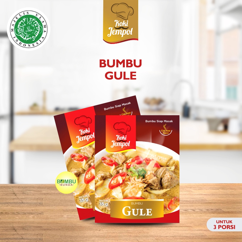 

Bumbu gule gulai | koki jempol - kemasan 35 grm