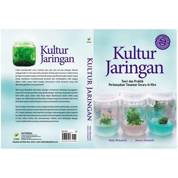 Jual Buku Kultur Jaringan, Teori Dan Praktis Perbanyak Tanaman Secara ...