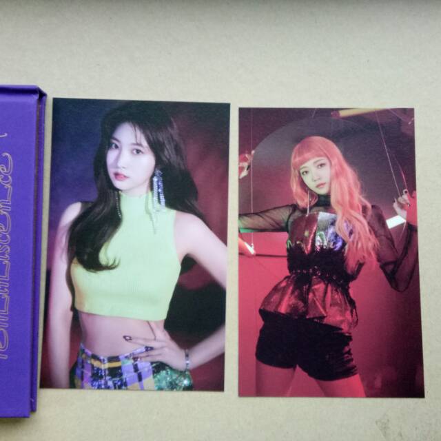 EVERGLOW REMINISCENCE ALBUM POSTCARD CALENDAR MEMBER SHIYEON / ONDA