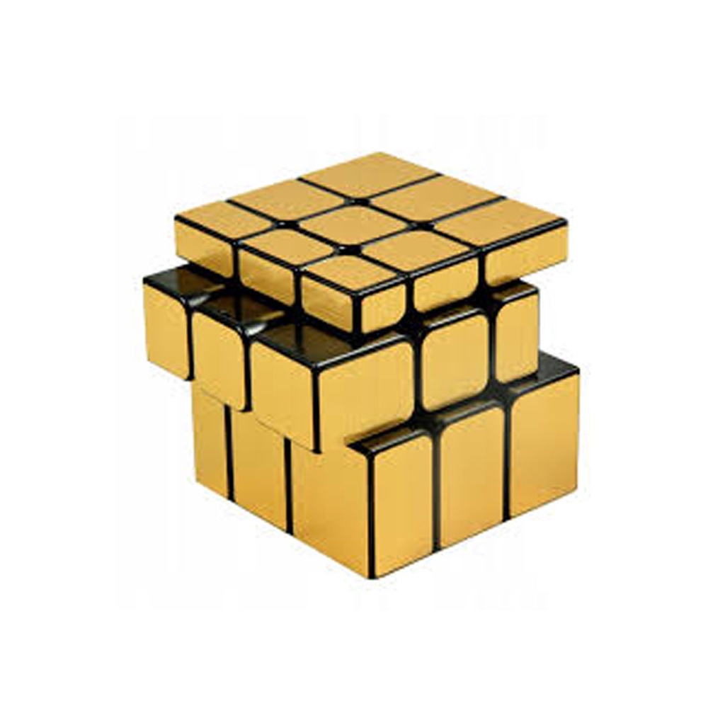 Rubik 3x3 Mirror Yongjun Yingmian Mirror Gold ORIGINAL