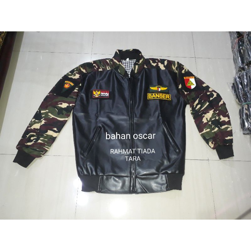 JAKET BOOMBER BANSER BAHAN OSCAR