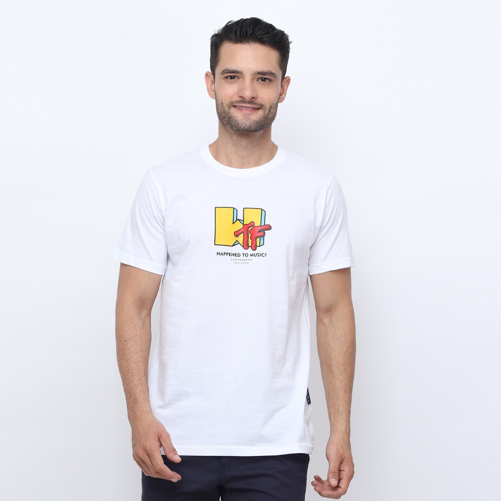 

17Seven Original Kaos Sablon Pria Lengan Pendek 0154-Wtfwht