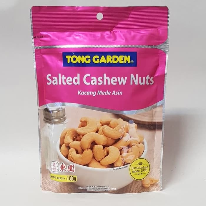 

TONG GARDEN SALTED CASHEW NUTS 160 GR