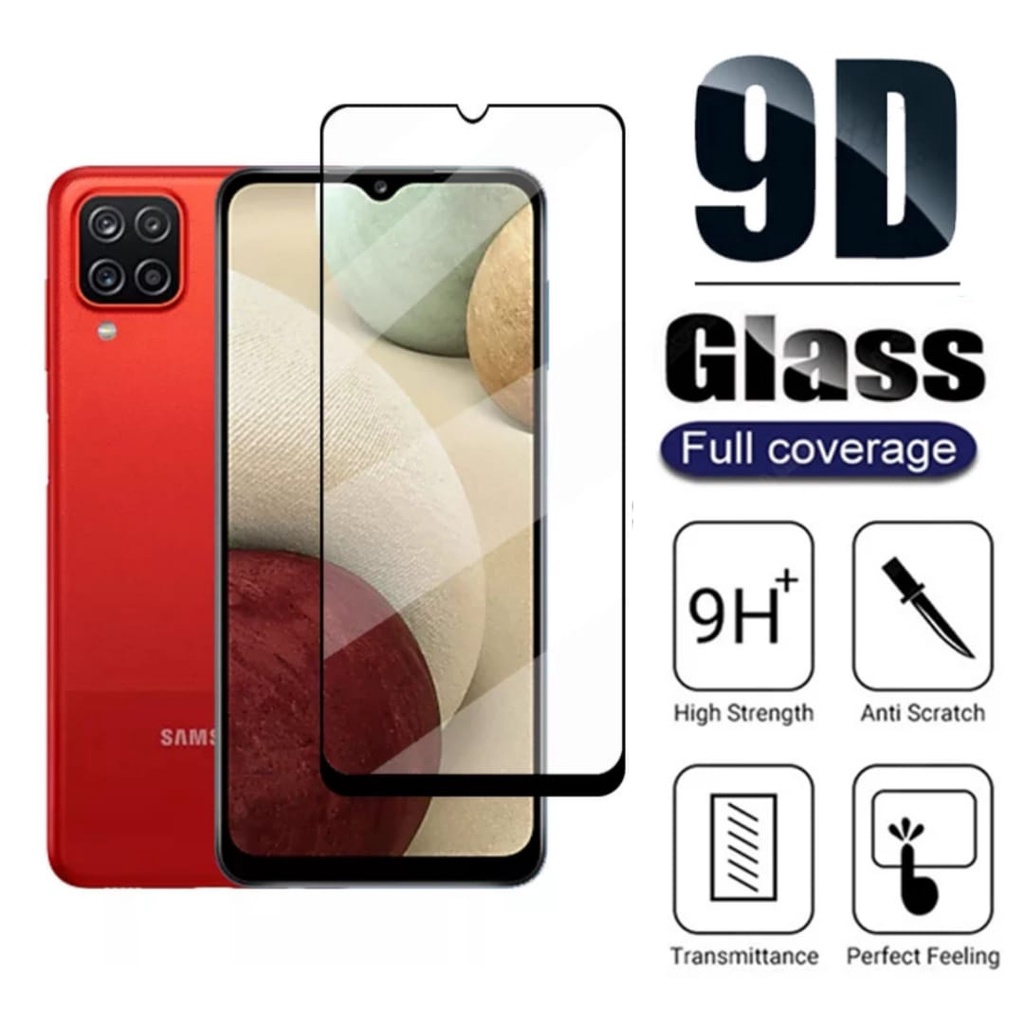 PROMO Tempered Glass SAMSUNG GALAXY A12 Nacho Full Layar Screen Guard Protector Antigores Kaca