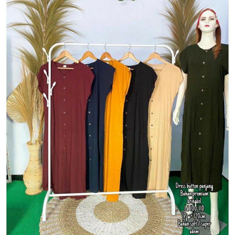 long dress kancing kringkel bali