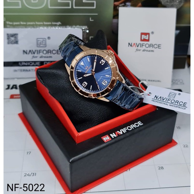 Jam Tangan Wanita Naviforce NF 5022 L Original Jam Cewek mewah