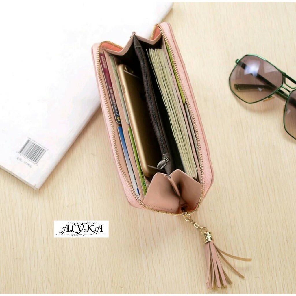 DOMPET LOVE TAOBAO PASTEL - Dompet panjang wanita