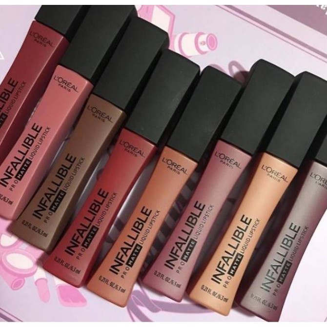 Original Bpom Loreal Paris Infallible Pro Matte Liquid Lipstick Petal Potion Shopee Indonesia Warna lipstik loreal infallible pro