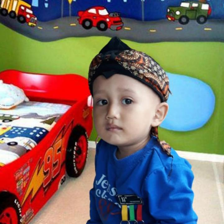 Oke Price.. Blangkon anak bayi balita cowok lucu dan kekinian produksi sendiri pekalongan