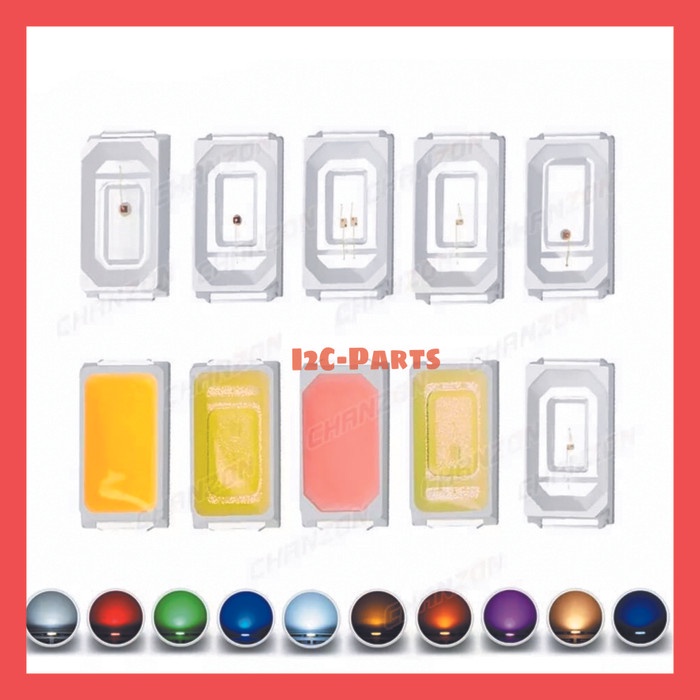5730 LED SMD SMT CHIP 0.2W 60mA 5730 Light Emiting Diode Pilihan Warna