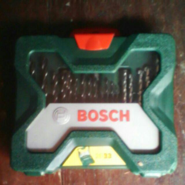 Mata Bor Besi Kayu Beton Bosch 33 Pcs X-line & 100 Pcs Sekrup Fischer
