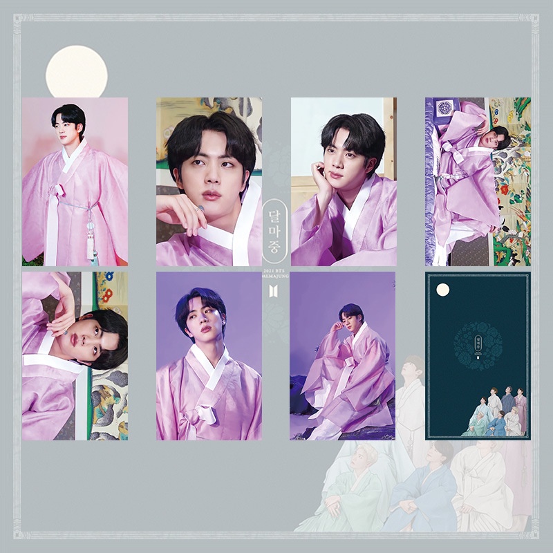 7pcs / set Kartu Foto Kpop BTS DALMAJUNG Mini Untuk Koleksi Fans