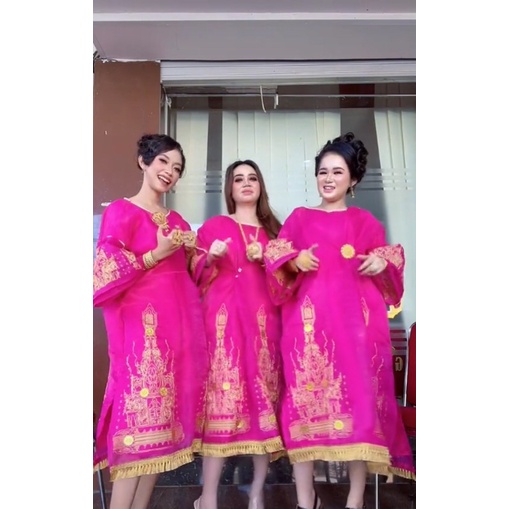 Organza bordir motif sultan khas bugis harge tertera per 1 meter