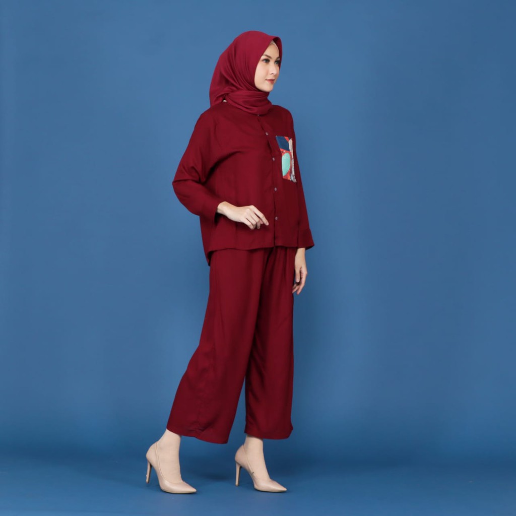 KALILA - EVE Tunik Setelan One Set Wanita Dewasa