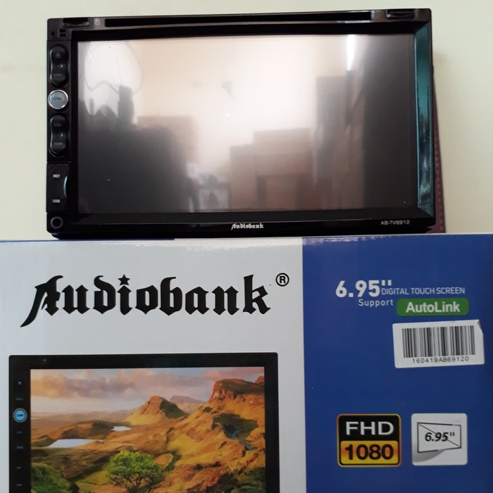 Head unit double din audiobank ab-tv6912 Berkualitas