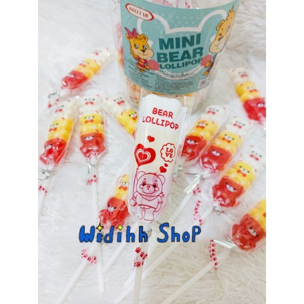 Sweet Me Permen Lolipop Mini Bear / Mini Bear Lollipop / Permen / Lollipop / Lollipop Beruang