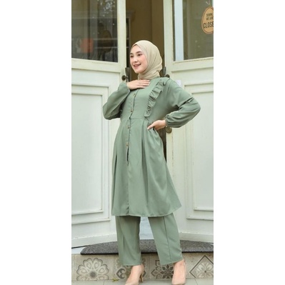 Humaira Set-Seagreen