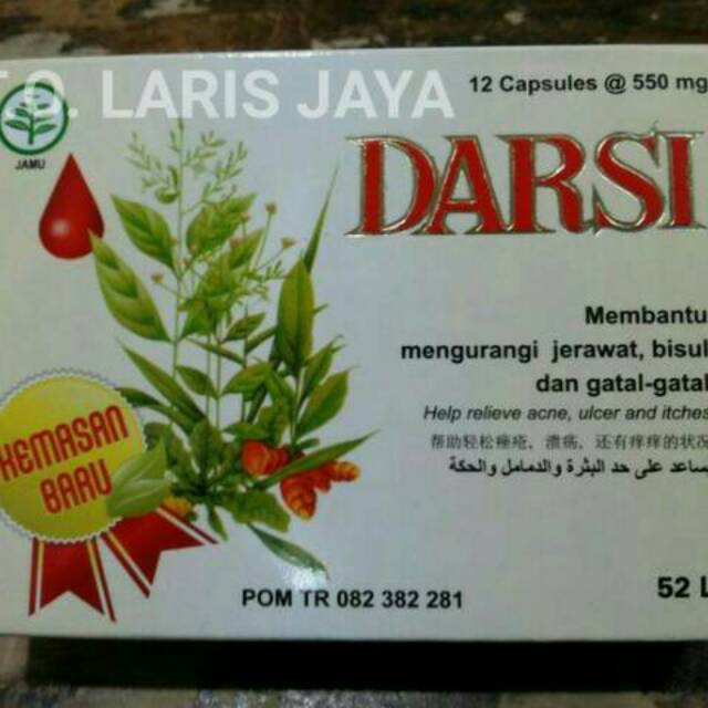 Jual Darsi Obat Jerawat Dan Bisul Isi 12 Kapsul Shopee Indonesia